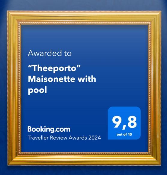 “Theeporto” Maisonette With Pool Γούβες Εξωτερικό φωτογραφία